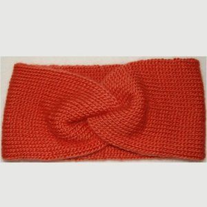 NEW Handmade Twist Headband, Double-Layer, Coral